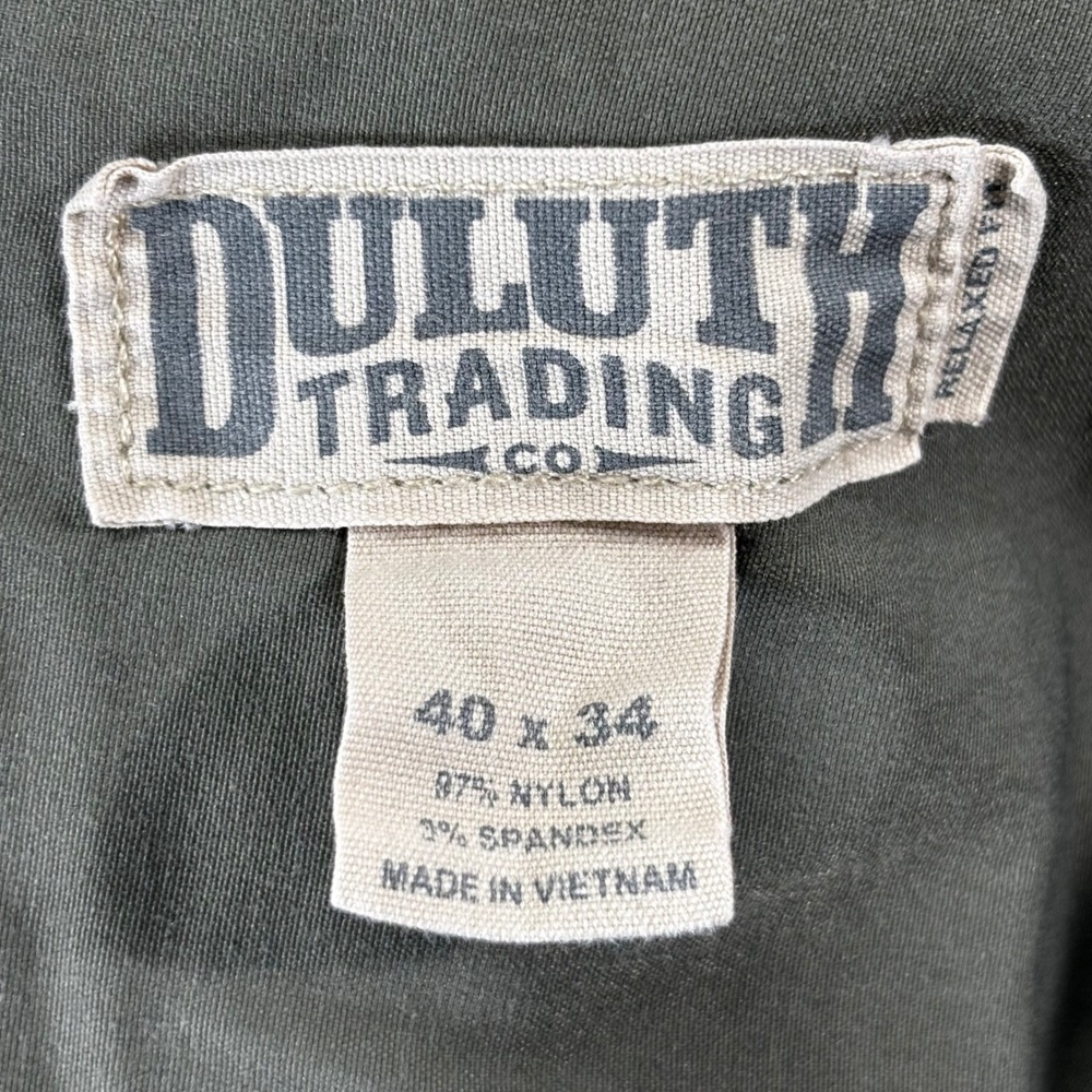 Duluth Cargo Pants Mens 40x34 Flex Dry On The Fly Relaxed - Picture 3 of 8